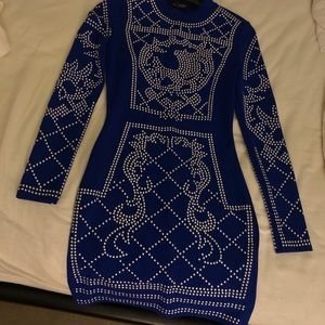 Blue Mini Dress